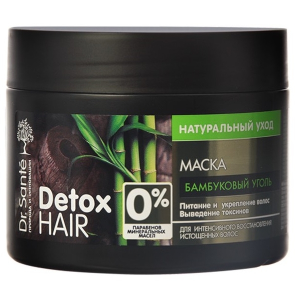 Маска для волосся Dr. Sante Detox Hairn, 300 мл - Pampik