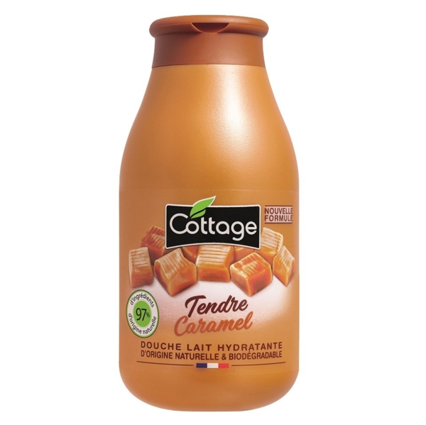 Молочко для душу Cottage Sweet Caramel зволожуюче, 50 мл - Pampik