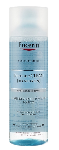 Освежающий тоник Eucerin DermatoClean, для всех типов кожи, 200 мл - Pampik