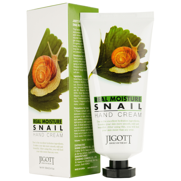 Крем для рук Jigott з муцином Справжнє зволоження, 100 мл - Pampik
