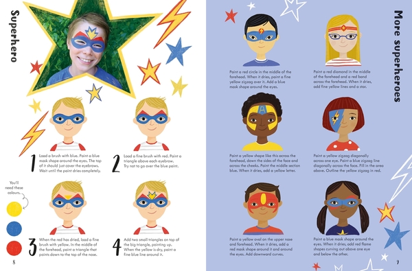 Book of Face Painting - Abigail Wheatley, англ. язык (9781474986465) - Pampik - 2