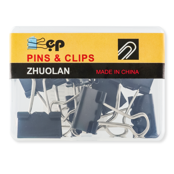 Набір канцелярських біндерів D2 Pins&Clips, 8 шт (853748) - Pampik