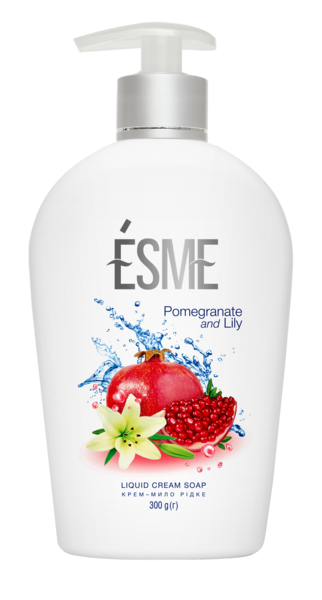 Крем-мило для рук Esme Гранат та лілія, 300 мл - Pampik