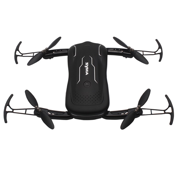 Радіокерована іграшка Syma Квадрокоптер з 2.4 ГГц керуванням складною конструкцією та FPV-камерою 25.5 cм (Z1) - Pampik
