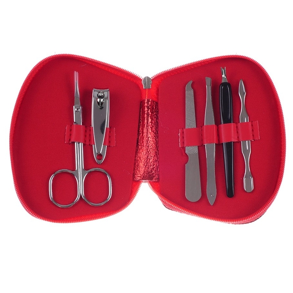 Набір манікюрний Offtop косметичка, червоний (850643) - Pampik - 2
