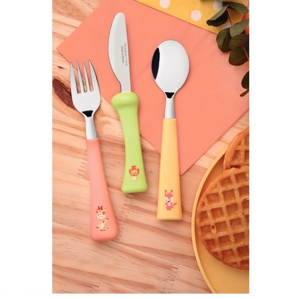 Набор столовых приборов Tramontina Baby Friends, 3 предмета (23797/906) - Pampik - 3