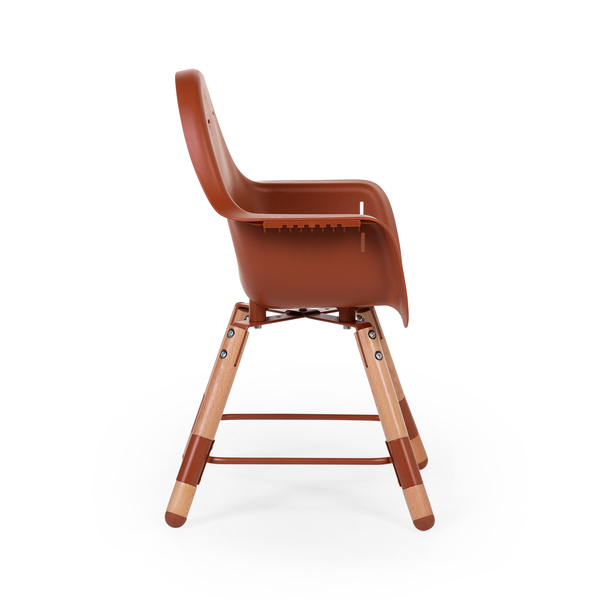 Стульчик для кормления Childhome Evolu 2 с бампером, коричневый (CHEVOCHRU) - Pampik - 7