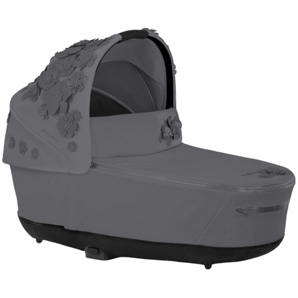 Люлька Cybex Priam Lux Simply flowers grey, сірий (522000941) - Pampik