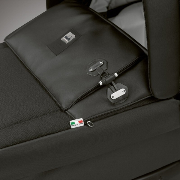 Універсальна коляска 2 в 1 CAM Techno Soul рама срібна, чорна (805T/V94/970/500K) - Pampik - 6