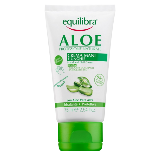 Крем для рук Equilibra з екстрактом алое, 75 г (600091) - Pampik