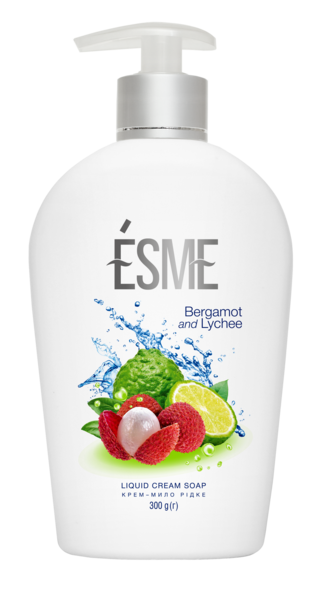 Крем-мило для рук Esme Бергамот і лічі, 300 мл - Pampik