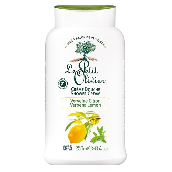Гель-крем для душу Le Petit Olivier, вербена, лимон, 500 мл (831176) - Pampik