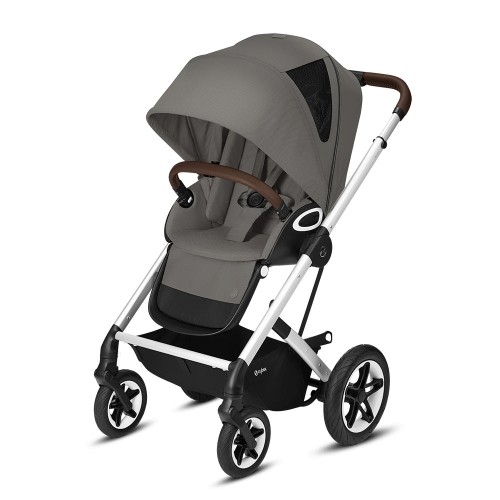 Прогулянкова коляска Cybex Talos S Lux SLV Soho Grey Mid (520001487) - Pampik