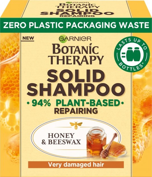 Твердий шампунь Garnier Botanic Therapy Мед, для дуже пошкодженого волосся, 60 г - Pampik