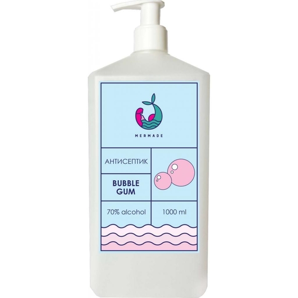 Антисептик для рук Mermade Bubble Gum, 1 л (MR0013MAX) - Pampik