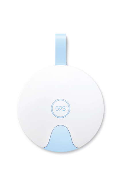 Крышка-стерилизатор 59S UVC S8Bat Blue для посуды (3990517) - Pampik