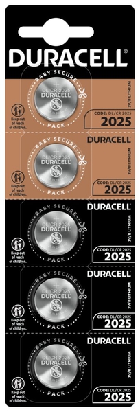 Батарейки Duracell HSDC 2025 5X1, 5 шт. (5008242) - Pampik