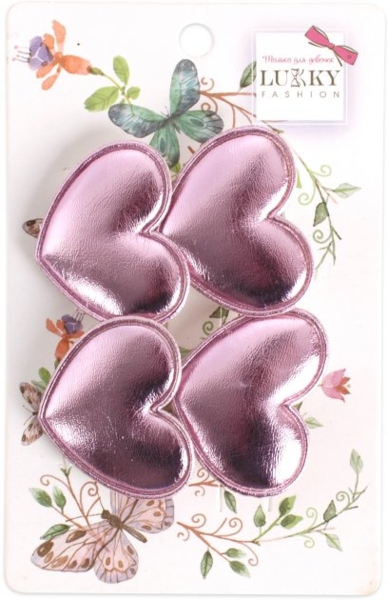 Заколки для волос Lukky, 2 шт., сиреневый (T18547) - Pampik