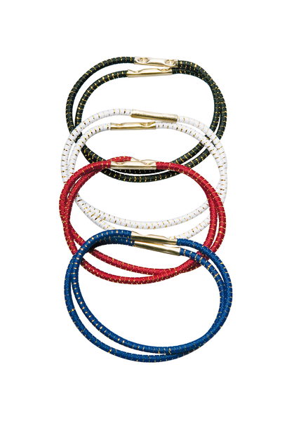 Набор разноцветных резинок для волос Titania, 8 шт. (8013 B) - Pampik