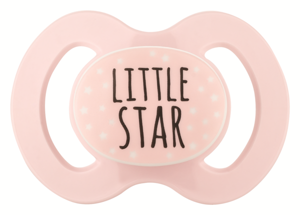 Пустышка силиконовая Baby-Nova, симметрическая, 0-6 мес., розовый, 2шт (3962013) - Pampik - 3