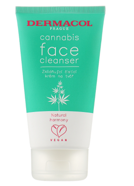 Очищувальний засіб для обличчя Dermacol з маслом конопель, 150 мл (34631) - Pampik
