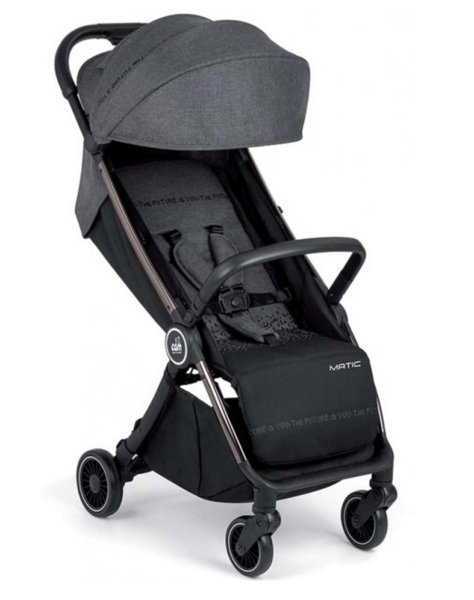 Прогулочная коляска Cam Matic, темно-серый с черным (826/140) - Pampik