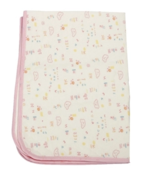 Многоразовая непромокаемая пеленка Lindo Мишки, 70х50 см, розовый (Т-1855 роз) - Pampik
