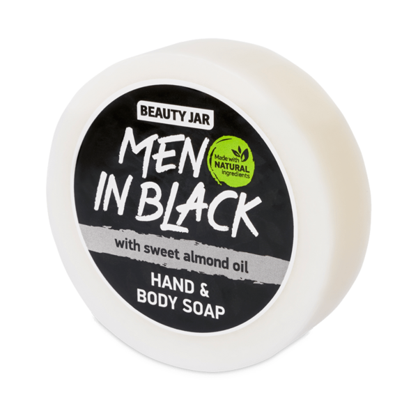 Mыло для рук и тела Beauty Jar Men in Black, 80 г - Pampik