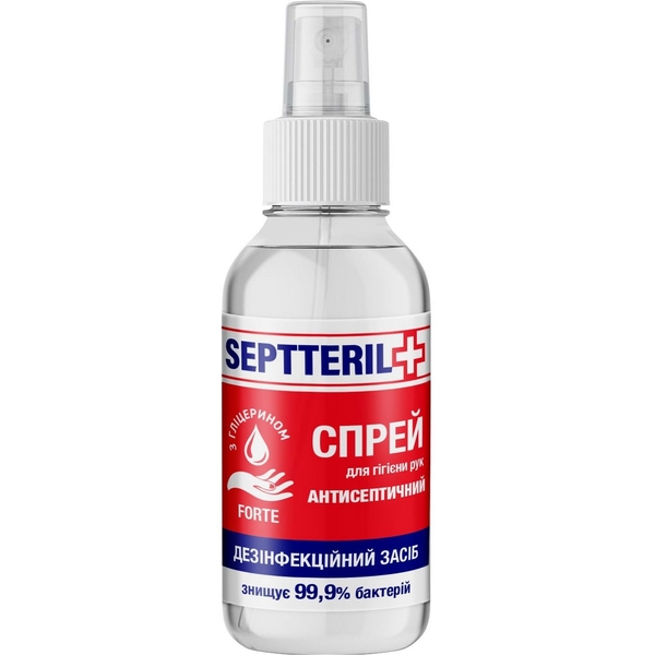 Спрей для гігієни рук Septteril Антисептичний Forte, 100 мл - Pampik