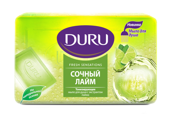 Мило Duru Fresh Sensations Соковитий лайм, 150 г - Pampik