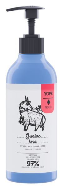 Гель для душу Yope Wood Guaiac Tree, 400 мл - Pampik