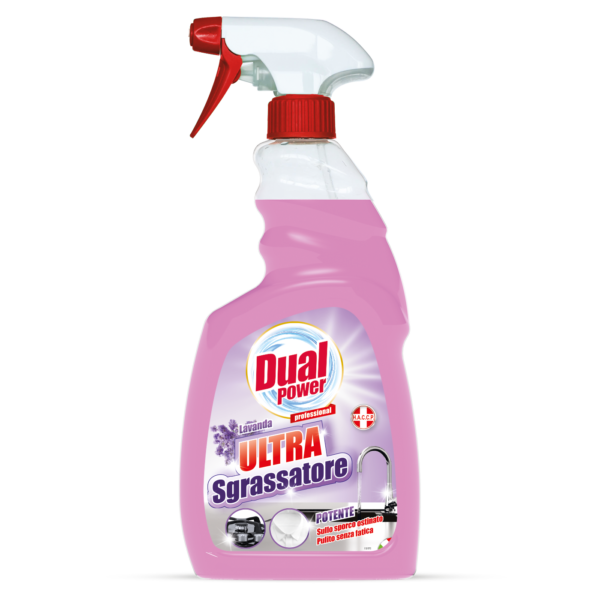 Универсальное щелочное средство для удаления жира Dual Power Лаванда, 750 мл - Pampik