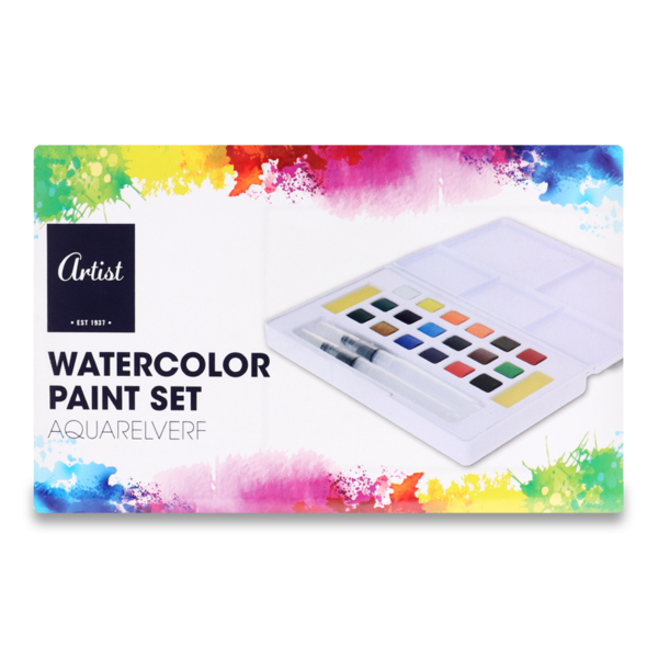 Краски акварельные Artist, 18 цветов (849908) - Pampik