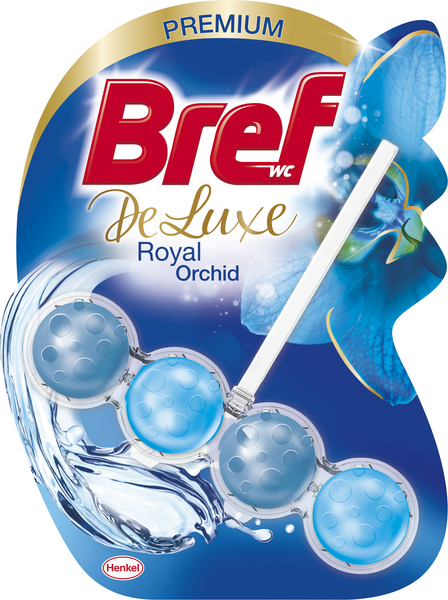 Туалетний блок для унітазу Bref De Luxe Розкішна орхідея, 50 г (853414) - Pampik