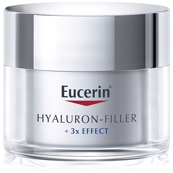 Нічний крем проти зморшок Eucerin Hyaluron Filler, для всіх типів шкіри, 50 мл - Pampik