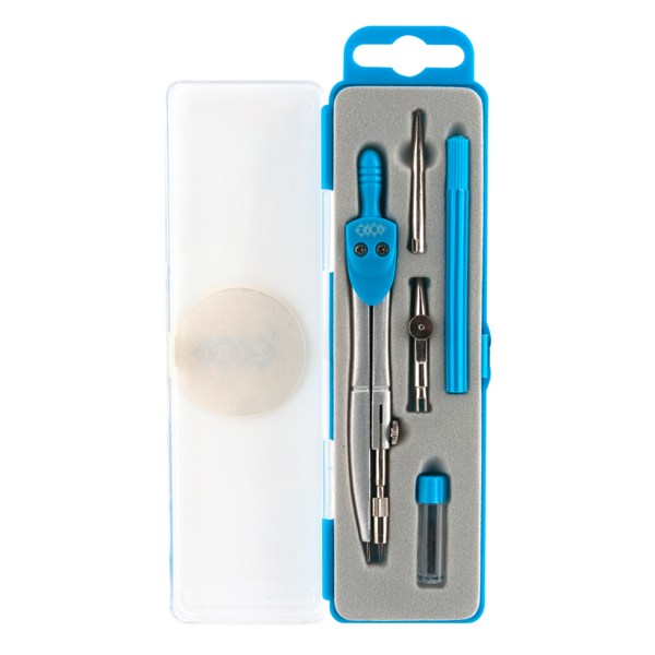 Готовальня ZiBi, 4 предмета, голубой (ZB.5303BS-14) - Pampik - 2