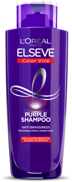 Тонуючий шампунь L'Oreal Paris Elseve Color Vive Purple для освітленого та мелірованого волосся, 200 мл - Pampik