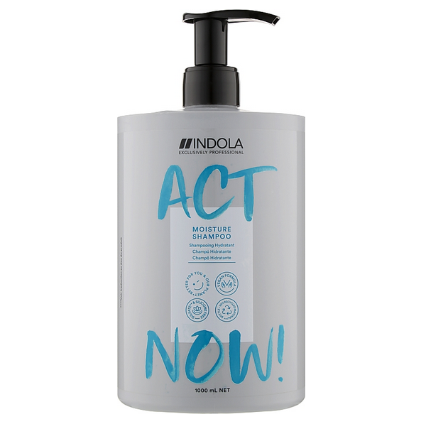 Зволожуючий шампунь Schwarzkopf Indola Act Now Moisture, 1000 мл (2575710) - Pampik
