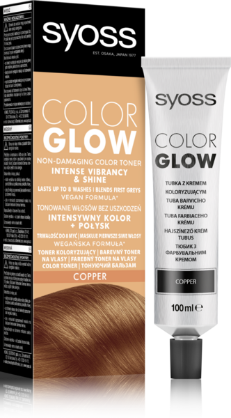 Тонирующий бальзам для волос Syoss Color Glow, медный, 100 мл (2806392) - Pampik - 2