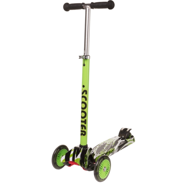 Самокат триколісний 4Baby Mini зелений (4MS01) - Pampik