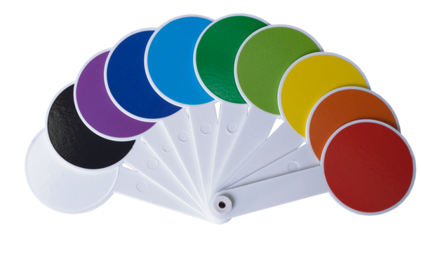 Набір кольорів та геометричних фігур ZiBi, віяло (ZB.4904) - Pampik