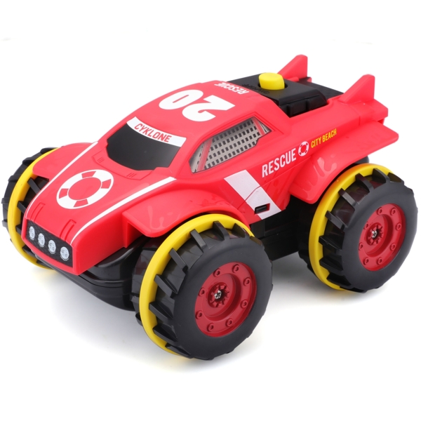 Автомодель на радиоуправлении Maisto Tech Cyklone Aqua Tread красный (82142 Red) - Pampik