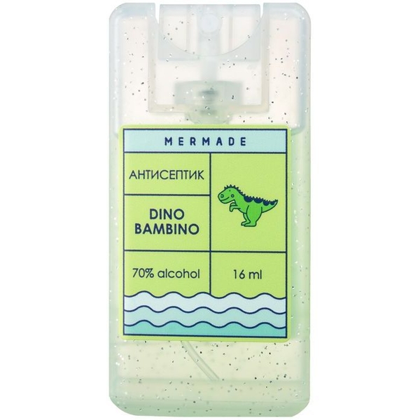 Антисептик-спрей для рук Mermade Dino Bambino, 16 мл (MRA0021S) - Pampik