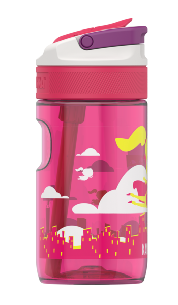 Поїльник Kambukka Lagoon Flying Supergirl, 400 мл, розовий (11-04015) - Pampik - 3