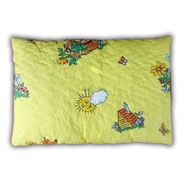 Подушка Слов'янський пух, 60x40 см, жовтий (918) - Pampik