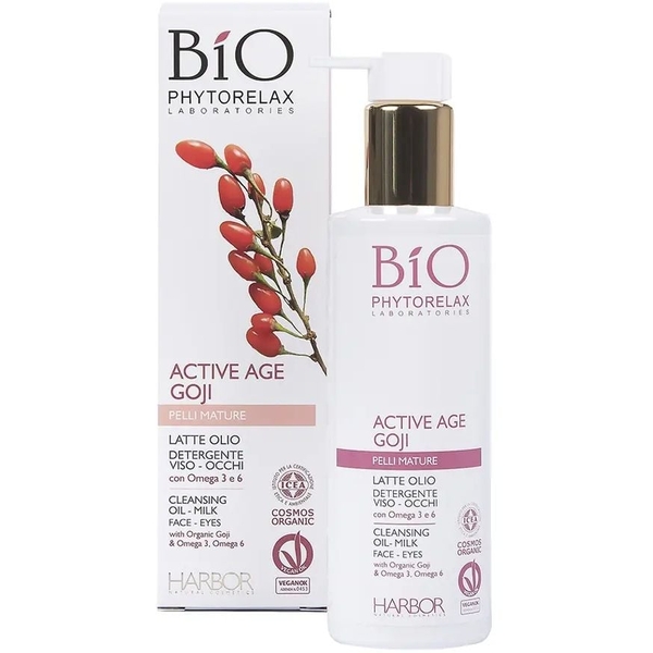 Активне очищуюче молочко Phytorelax Active Age Goji 200 мл (6015984) - Pampik