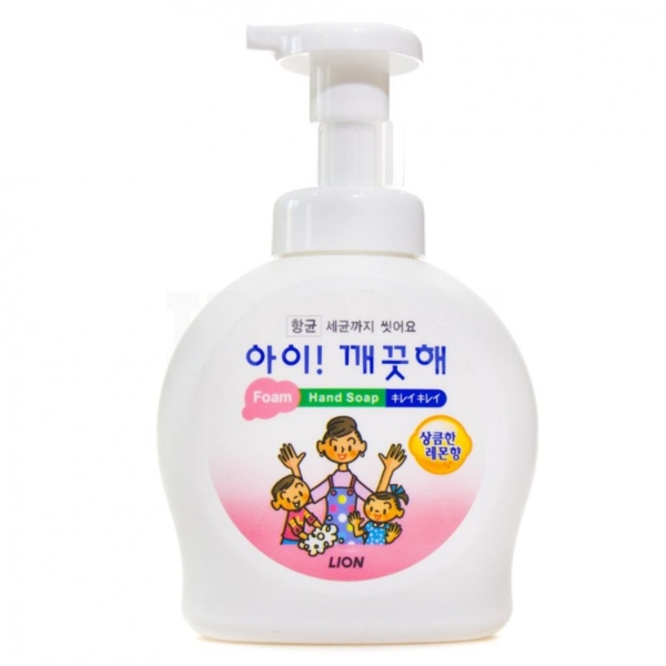 Мило-піна для рук Lion Ai Kekute Лимон, 490 мл - Pampik