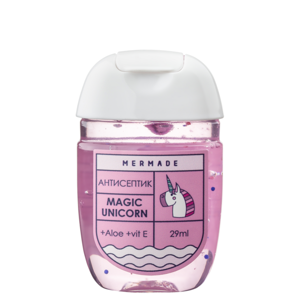Антисептик для рук Mermade Magic Unicorn, 29 мл - Pampik