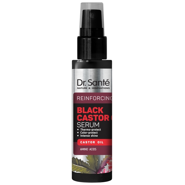 Сыворотка для волос Dr. Sante Black Castor Oil, 150 мл - Pampik