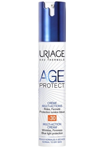 Багатофункціональний крем для обличчя Uriage Age Protect Crème Multi-Actions SPF 30 Ліфтинг і Зволоження, 40 мл - Pampik